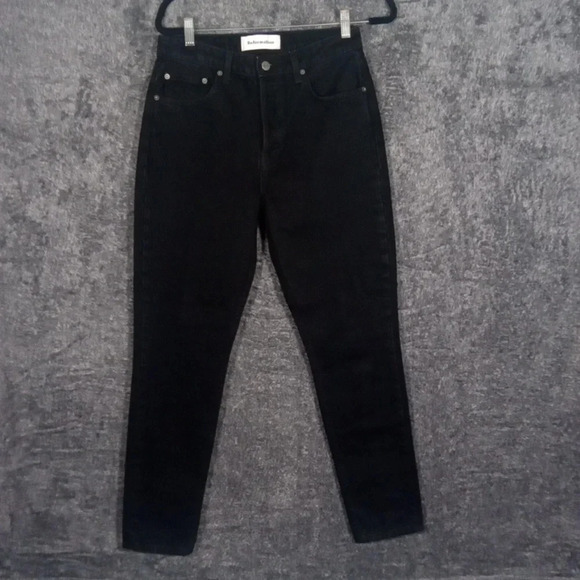 Reformation Denium skinny French High rise bottom fly wash thames size 28 - Picture 1 of 9